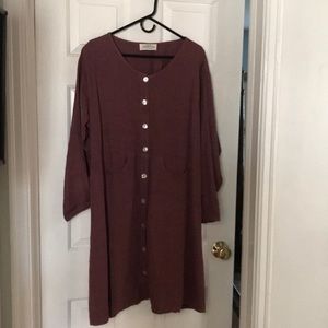 100% linen dress